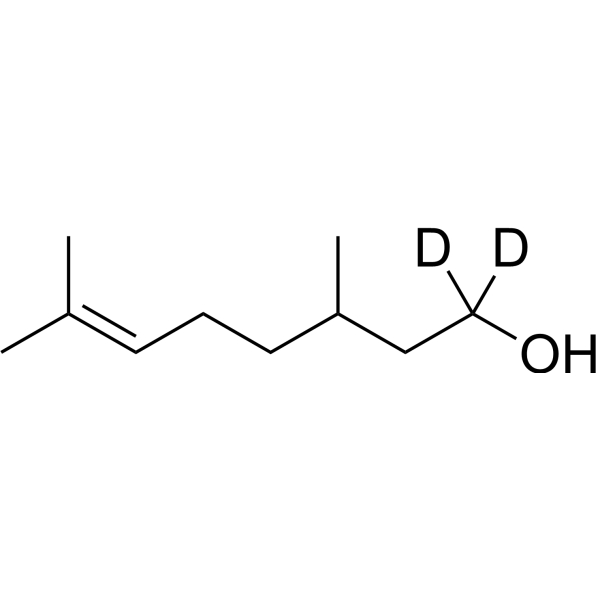 6-Octen-1,1-d2-1-ol, 3,7-dimethyl- 76027-02-6